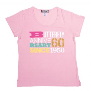 BTY 60周年紀念T恤 A款/粉紅 (日本製) (女生